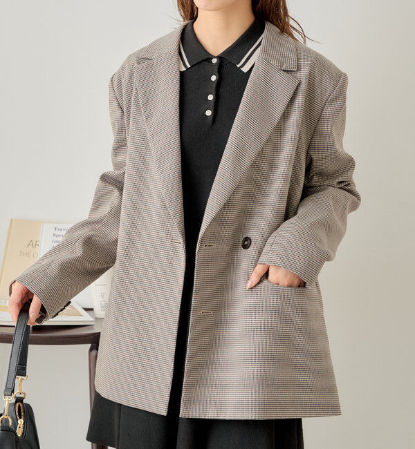  「【SNS総再生回数400万回突破！セットアップ対応】オーバーダブルジャケット」|テーラードジャケット|