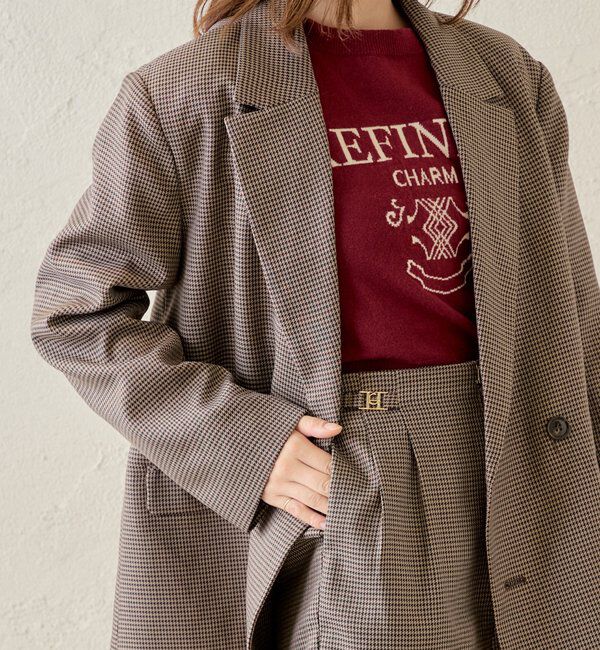  「【SNS総再生回数400万回突破！セットアップ対応】オーバーダブルジャケット」|テーラードジャケット|