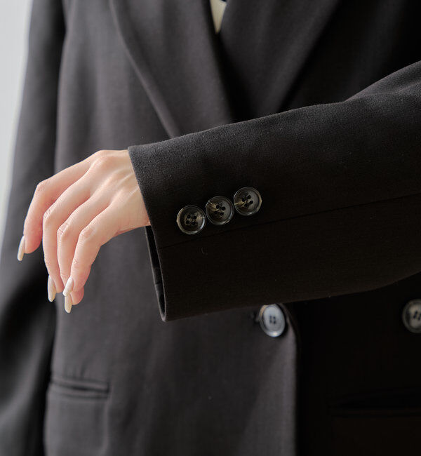  「【SNS総再生回数400万回突破！セットアップ対応】オーバーダブルジャケット」|テーラードジャケット|