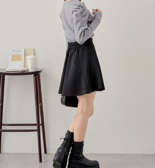  「【前後2WAY】パワショルラメリブニット」|パーカー|