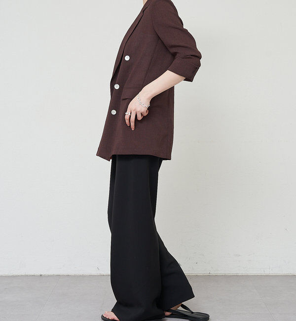  「ダブルクロスワイドパンツ」|チノ|