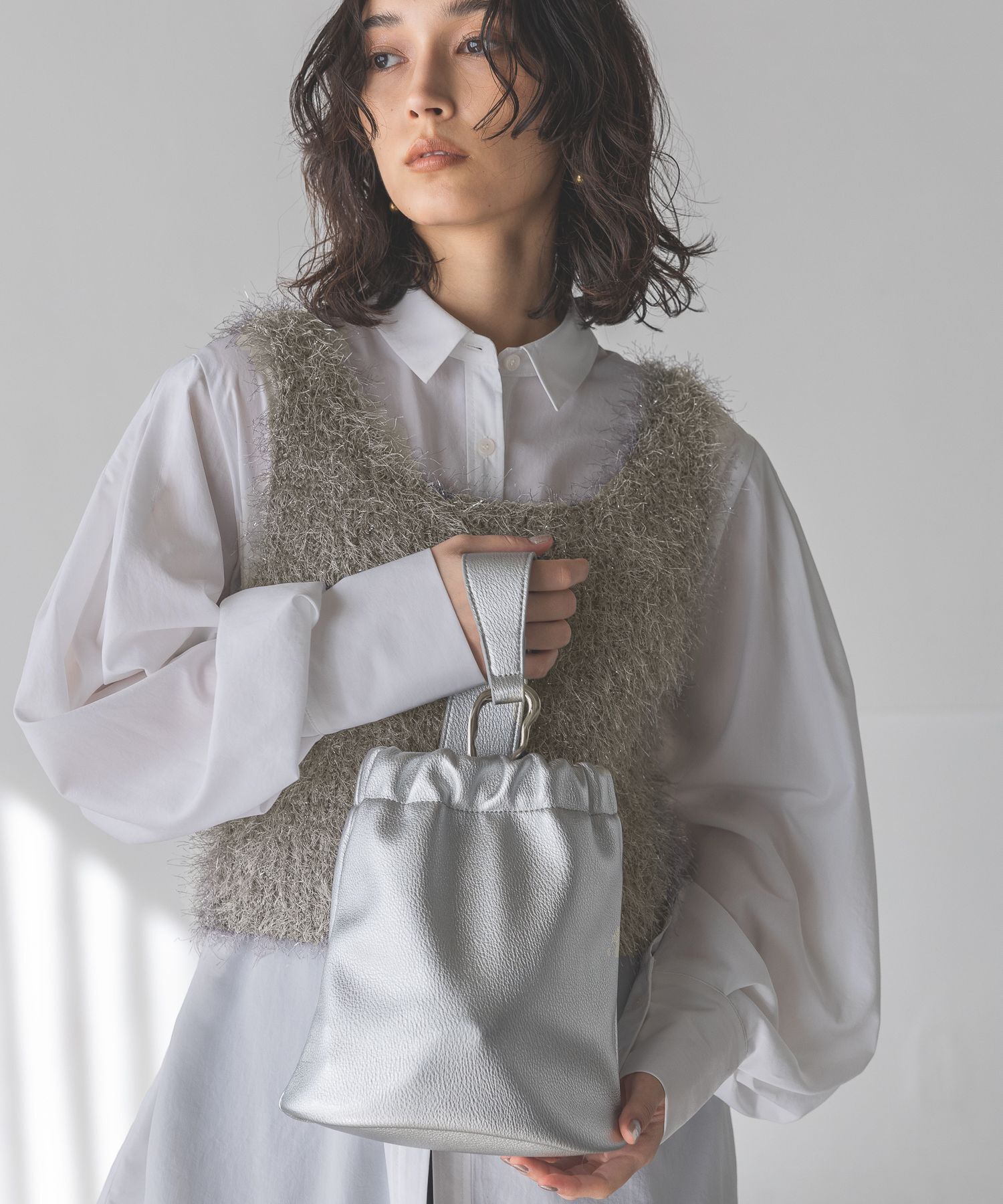 A part by 「ラメフェザーノースリーブ」|ニット・セーター|