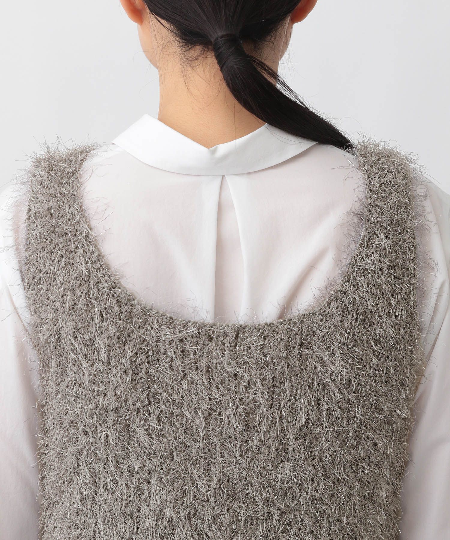 A part by 「ラメフェザーノースリーブ」|ニット・セーター|