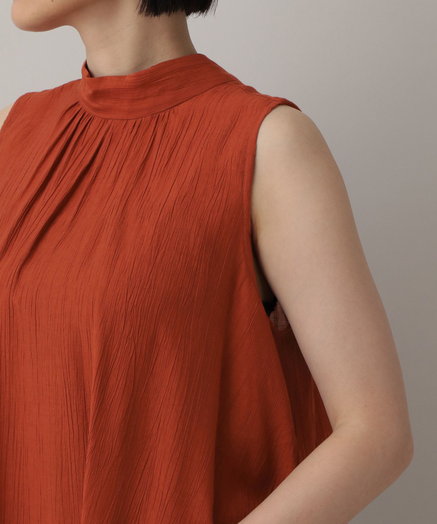 A part by 「ボウタイブラウスノースリーブ」|シャツ・ブラウス|