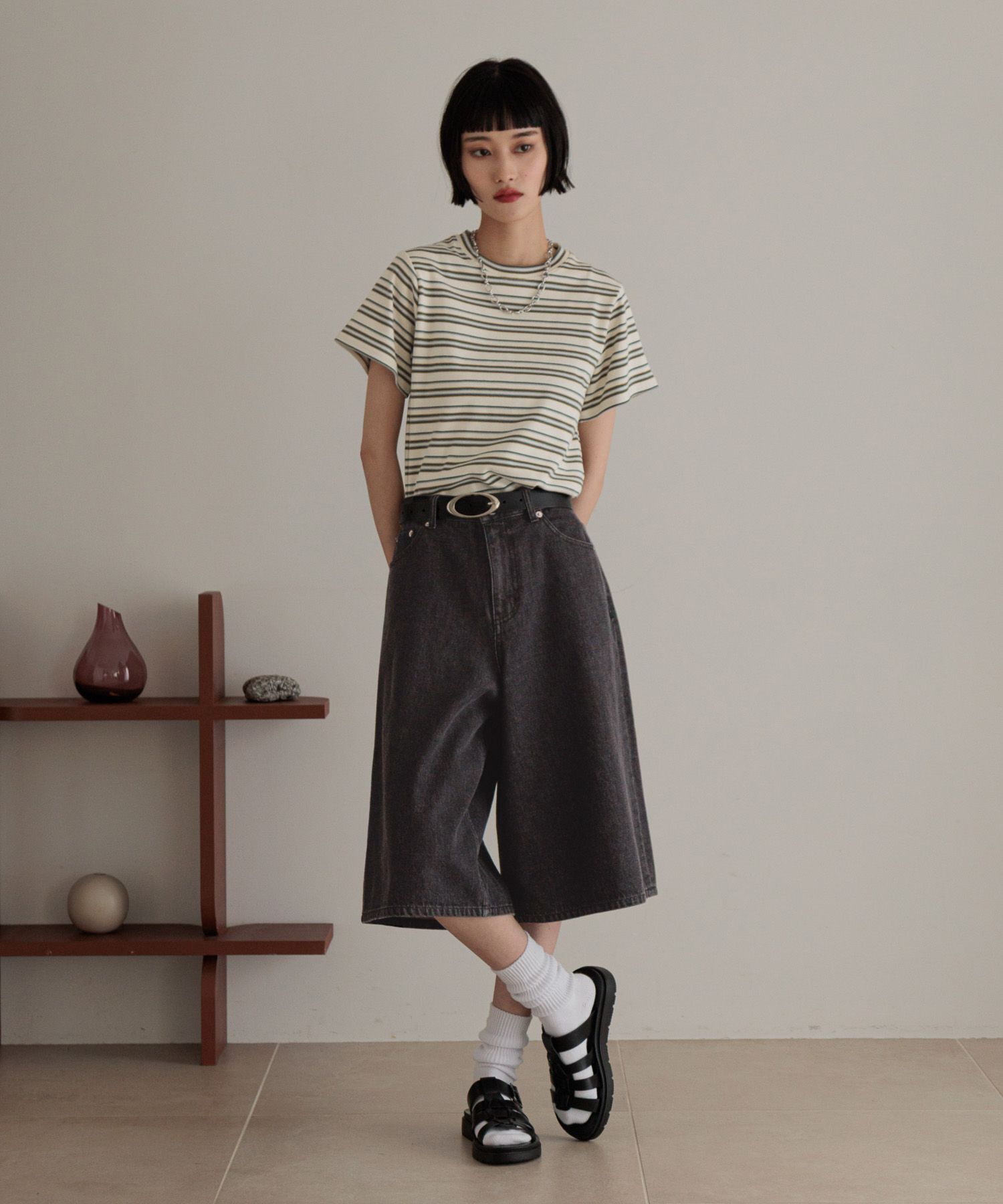 LOWRYS FARM「フライスチビＴシャツＳＳ 111954」|Tシャツ・カットソー|