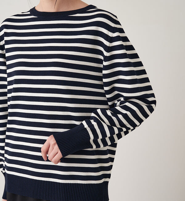 collex「＜手洗い可能＞クルーネックニットプルオーバー」|ニット・セーター|