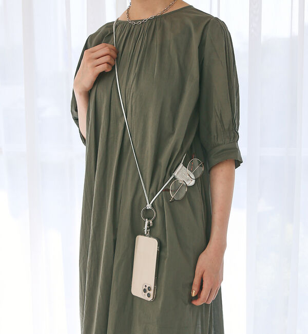 collex「【WEB限定】【BEAURE】レザーモバイル＆マスクストラップショルダー」|モバイルケース|