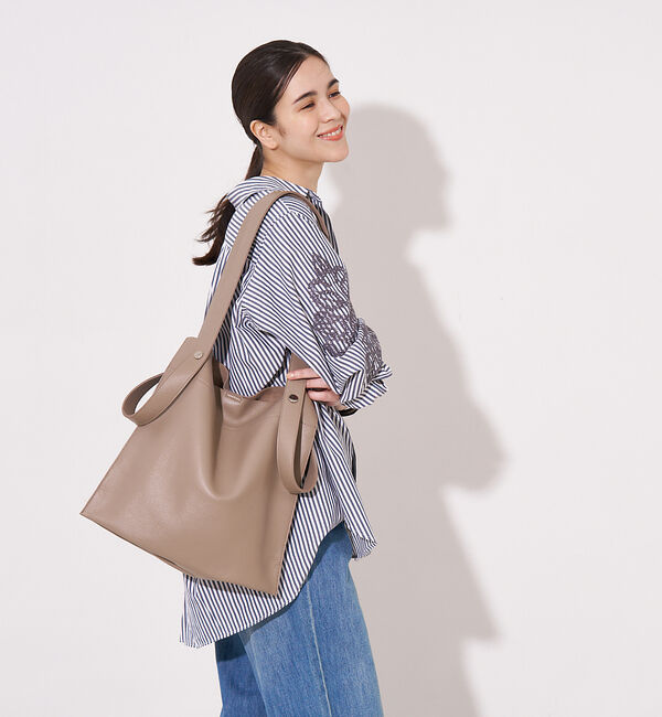 collex「【WEB限定】【BEAURE/ヴュレ】カウレザー 2WAY ハンドル トートバッ」|トートバッグ|