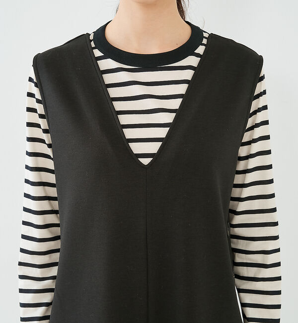 collex「ダンボールニットサロペット」|オールインワン|