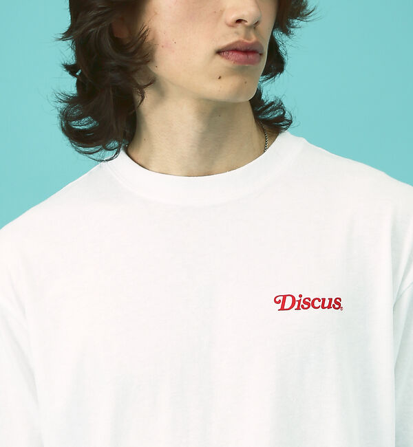 ABAHOUSE「【DISCUS/ディスカス】ビッグシルエット バックプリント半袖Tシャツ/ブラン」|Tシャツ・カットソー|