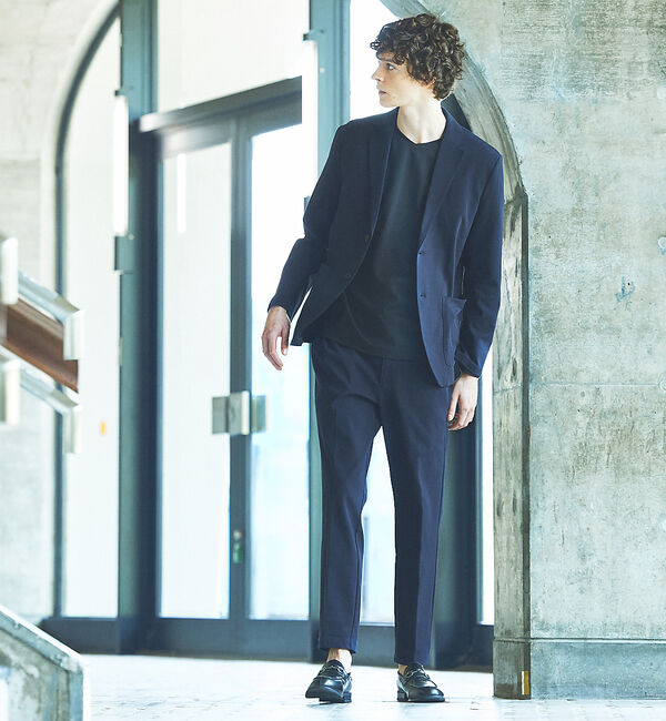 ABAHOUSE「【セットアップ対応】エアリーファンクション スラックス / テーパードパンツ」|スラックス|