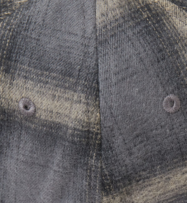 ABAHOUSE「＜BASIQUENTI＞オンブレーチェック ショートブリム キャップ」|その他|