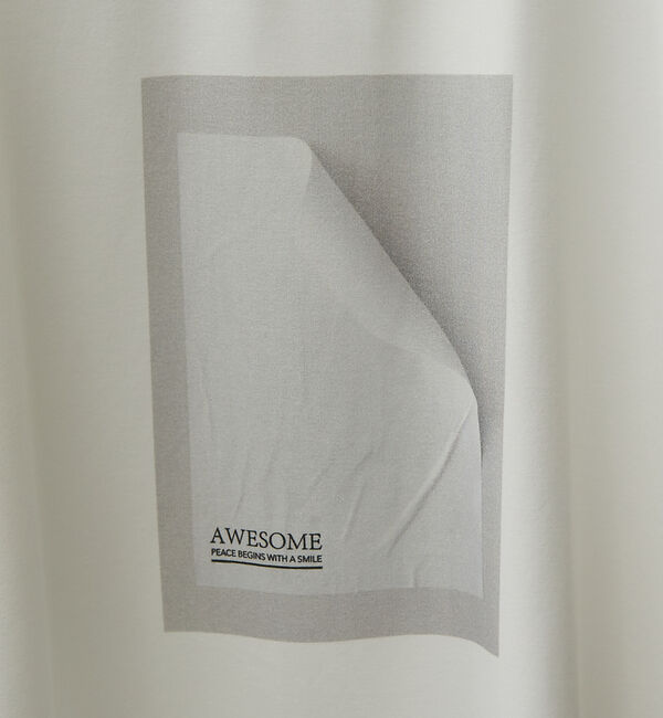 ABAHOUSE「【AH ABAHOUSE】ポンチ フォトプリント Tシャツ」|Tシャツ・カットソー|