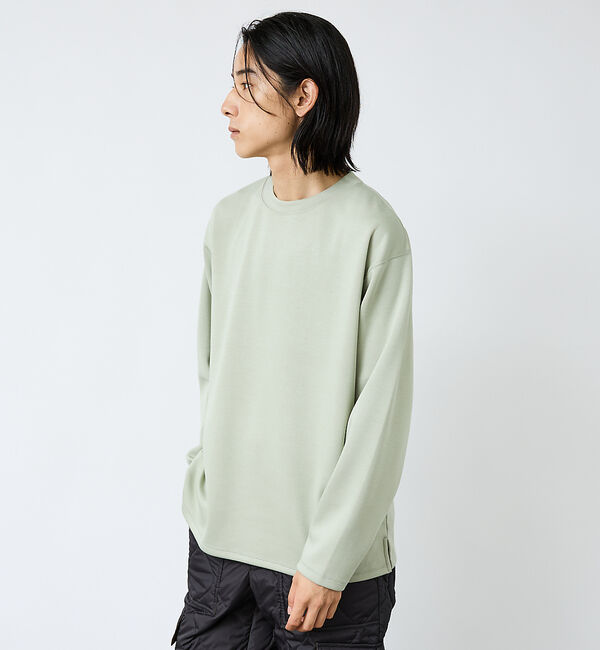 ABAHOUSE「【FORTUNA/フォルトゥナ】ECOTECロングスリーブTシャツ/ユニセックス」|Tシャツ・カットソー|グリーン