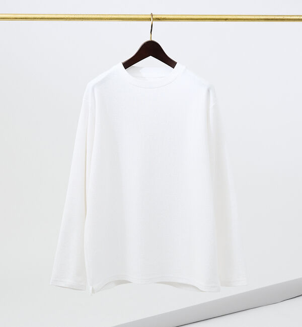 ABAHOUSE「ダブルジャージ 鹿の子 プルオーバー」|Tシャツ・カットソー|ホワイト