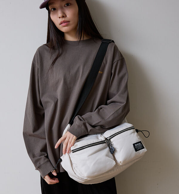 ABAHOUSE「【Dickies / ディッキーズ】PADDED MP SHOULDERBAG/」|ショルダー・メッセンジャー|アイボリー