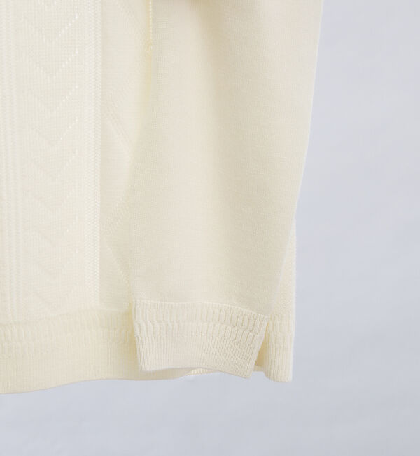 ABAHOUSE「Pure Merino ハイゲージ タートルネックニット / ケーブルニット」|ニット・セーター|