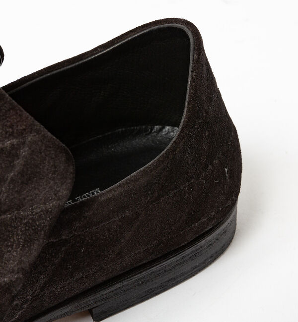 alfredoBANNISTER「【キルト風型押し】レザースリッポン」|スニーカー|