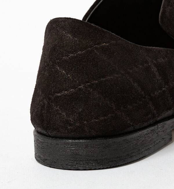 alfredoBANNISTER「【キルト風型押し】レザースリッポン」|スニーカー|