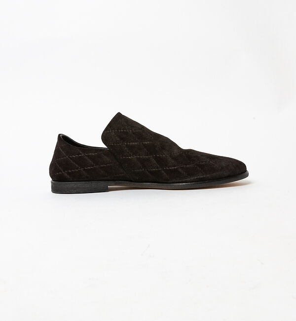 alfredoBANNISTER「【キルト風型押し】レザースリッポン」|スニーカー|