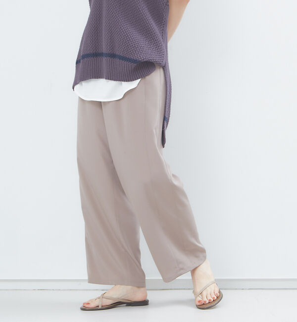 Rouge vif「ストレッチイージーパンツ」|その他|グレージュ