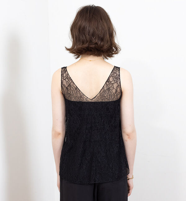 Rouge vif「【セットアップ対応】シルクレースキャミ」|キャミソール|