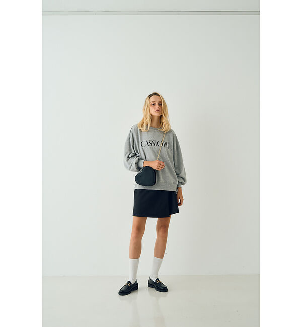 Rouge vif「【一部店舗限定】ドロップショルダーロゴスウエット（CASSIOPEE）」|スウェット・ジャージ|