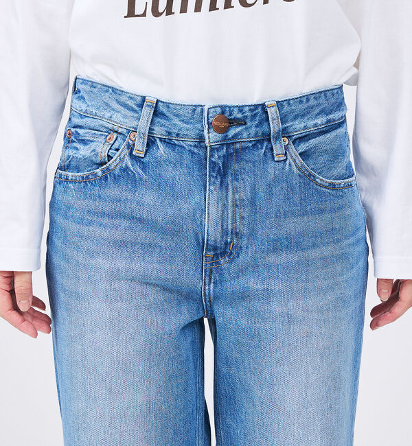 Rouge vif「【RED CARD/レッドカード】Freddie ローライズワイドバギーデニム」|デニム|