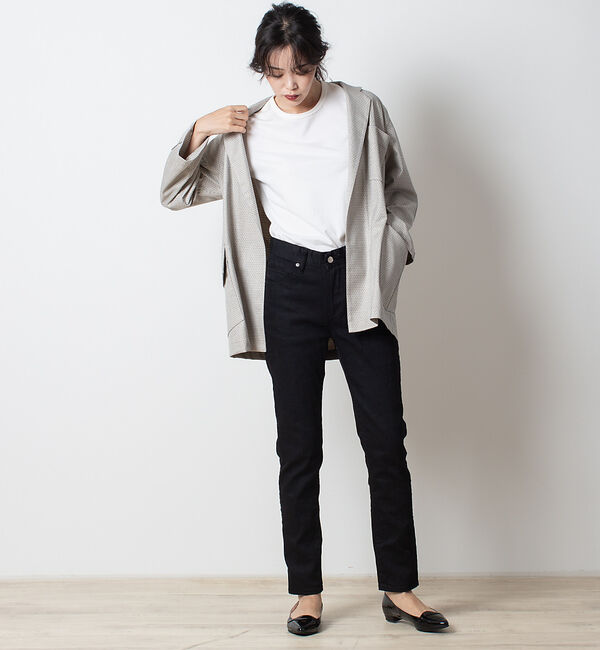 qualite「ドットジャガードブルゾン」|その他|