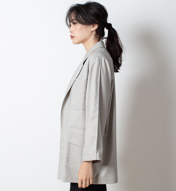 qualite「ドットジャガードブルゾン」|その他|