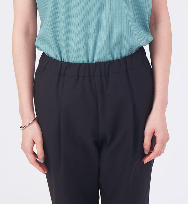 qualite「【新色登場】【セットアップ対応】コットンリネン2WAYストレッチタックパンツ」|その他|