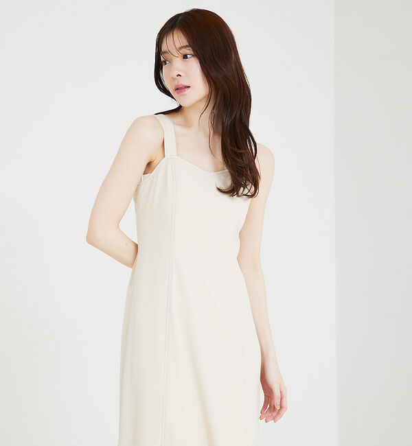 SELFIST「デニムライクリボン付ワンピース」|ワンピース|