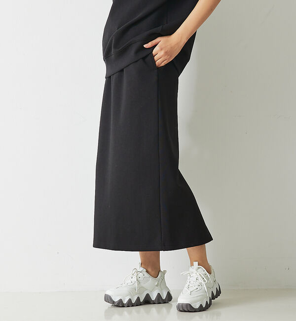 abahouse mavie「【セットアップ対応】シルキーダンボールタイトスカート」|スカート|