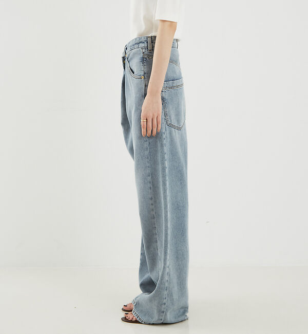 The Store by C' 「【DARKPARK】INES FOLD OVER TENCEL DENIM AS」|デニム|