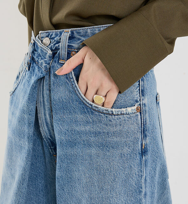 The Store by C' 「【AGOLDE】VANA FOLD JEAN PETITE 28"／フォールドデ」|デニム|