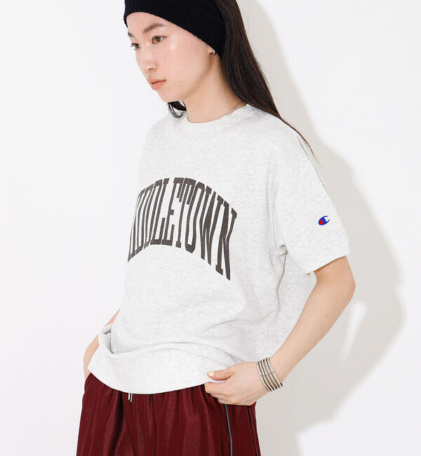 NOMINE「【Champion 】半袖スウェット」|Tシャツ・カットソー|アイボリー