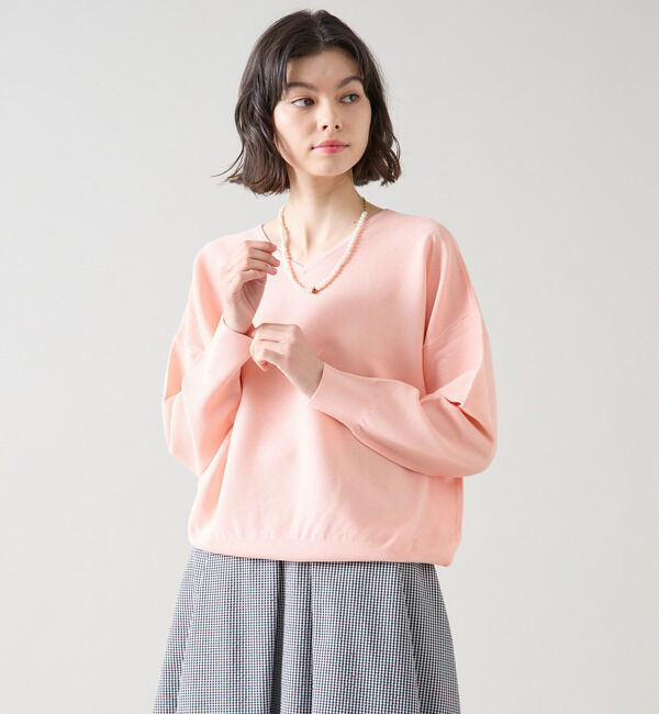 TIARA「2WAYガーターニット」|ニット・セーター|ピンク