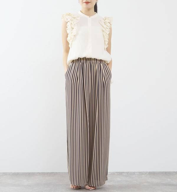 TIARA「サイドフリルブラウス（セットアップ可）」|シャツ・ブラウス|