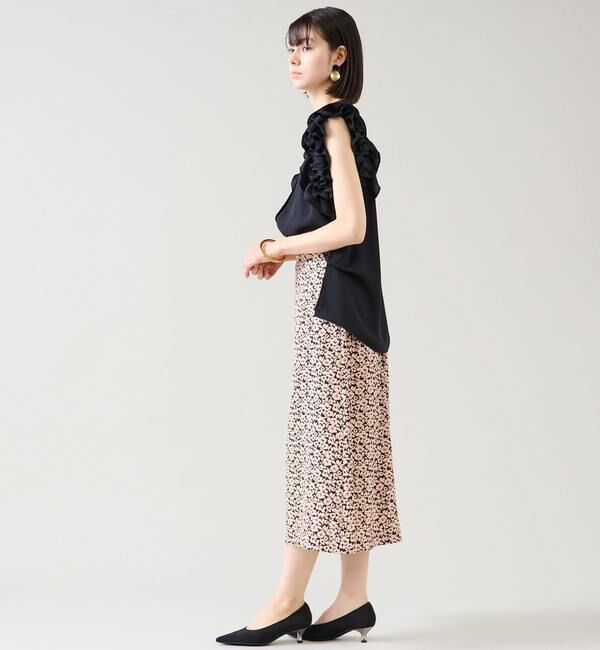 TIARA「サイドフリルブラウス（セットアップ可）」|シャツ・ブラウス|