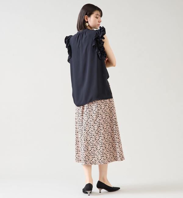 TIARA「サイドフリルブラウス（セットアップ可）」|シャツ・ブラウス|