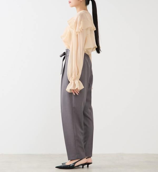 TIARA「 ラップルフリルブラウス」|シャツ・ブラウス|