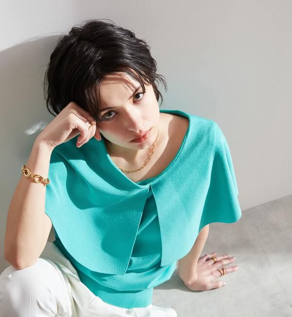 Liesse「ケープニット」|ニット・セーター|