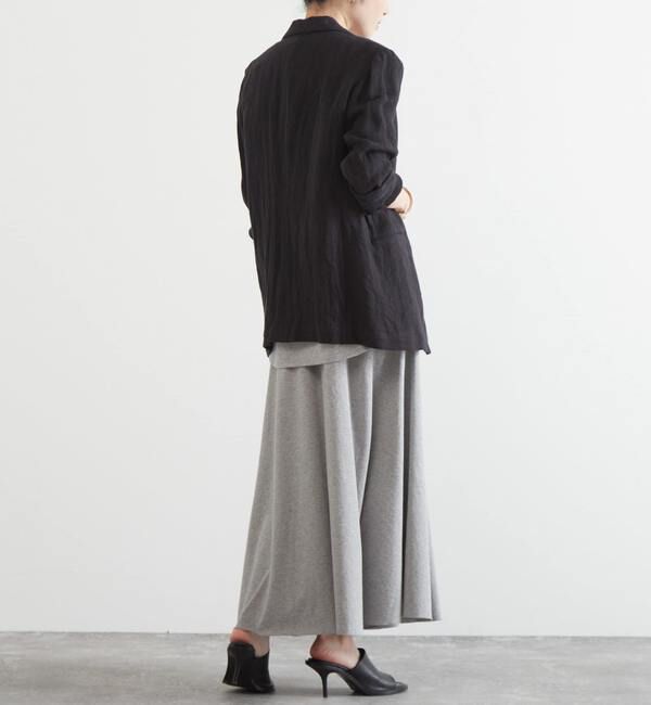 Liesse「カットソーフレアスカート（セットアップ対応）」|スカート|