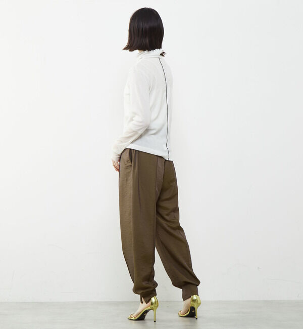 SOFFITTO「袖切替えレイヤードデザインプルオーバー」|Tシャツ・カットソー|