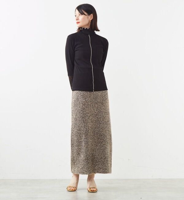 SOFFITTO「袖切替えレイヤードデザインプルオーバー」|Tシャツ・カットソー|