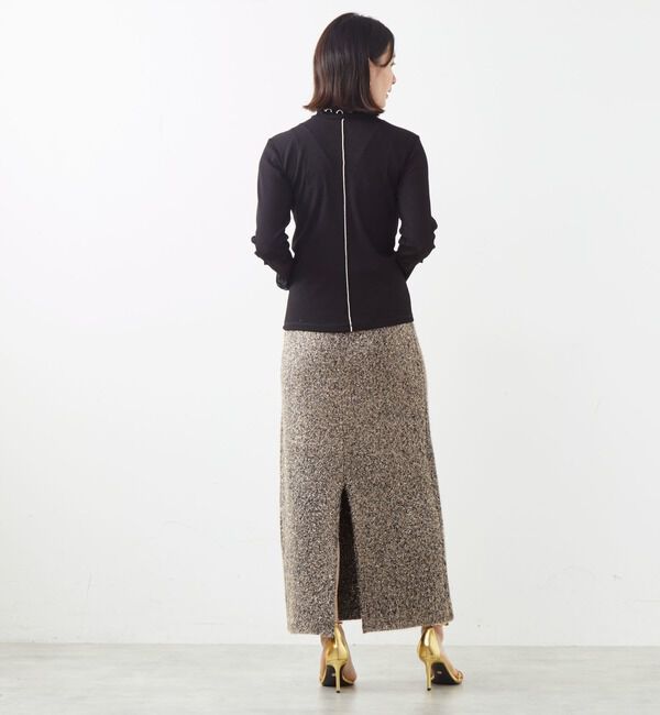 SOFFITTO「袖切替えレイヤードデザインプルオーバー」|Tシャツ・カットソー|