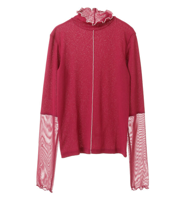 SOFFITTO「袖切替えレイヤードデザインプルオーバー」|Tシャツ・カットソー|