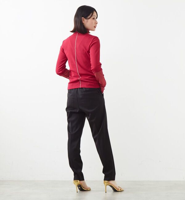 SOFFITTO「袖切替えレイヤードデザインプルオーバー」|Tシャツ・カットソー|