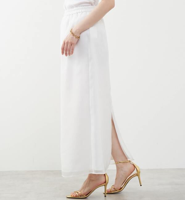 Soffitto「シアーAラインサイドスリットスカート」|スカート|