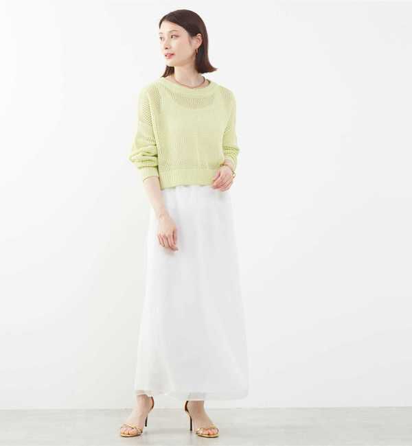 Soffitto「シアーAラインサイドスリットスカート」|スカート|